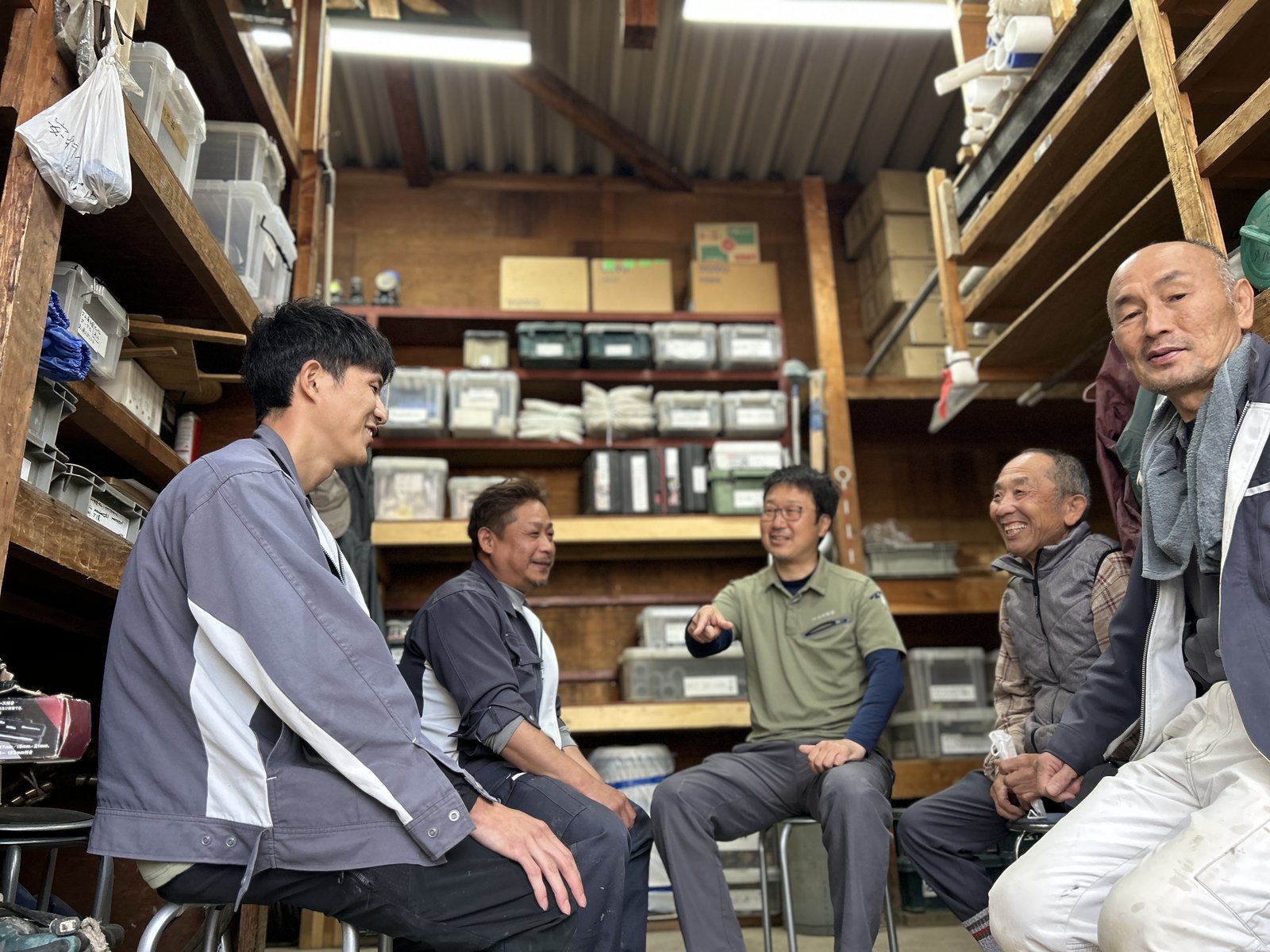 朝礼の様子